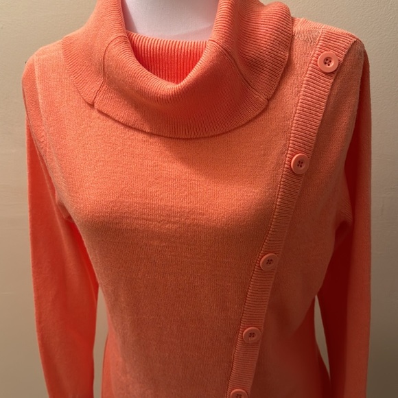 Peach a symmetrical with button tunic - Picture 2 of 5